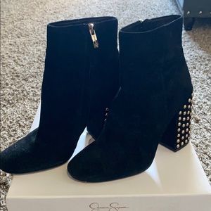 Black Suede Booties